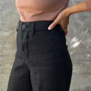 Jesse Kamm Sailor Black Linen size 0